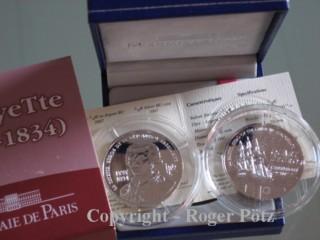Frankreich 0,25 Euro 2007 La Fayette st begehrtes Schiffs..., Postzegels en Munten, Munten | Europa | Euromunten, Verzenden