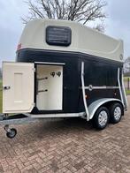 Oerdegelijke Polyester Blomert 2 met alu bodem!, Ophalen, Zo goed als nieuw, Aluminium, 2-paards trailer