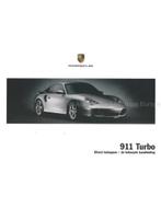 2005 PORSCHE 911 TURBO BEKNOPT INSTRUCTIEBOEKJE NEDERLANDS, Auto diversen, Handleidingen en Instructieboekjes