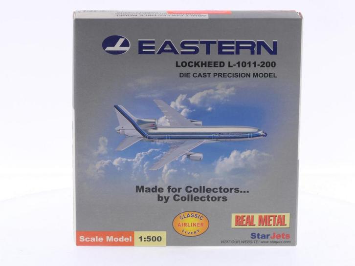Schaal 1:500 Schuco/Star Jets SJEAL047 Eastern Lockheed L..., Hobby en Vrije tijd, Modelbouw | Vliegtuigen en Helikopters, Gebruikt
