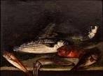Elena Recco (1654-1715), Attribuito - Natura morta con pesci, Antiek en Kunst