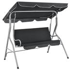 Hollywood Schommelstoel , schommelbank - 3 zits - Grijs, Tuin en Terras, Tuinstoelen, Verzenden, Nieuw