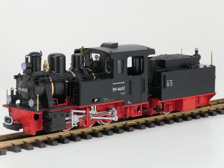 LGB 23262 DR 99 4651 Schlepptender-Dampflok,Digitaal, Sound, Hobby en Vrije tijd, Modeltreinen | Overige schalen, Overige typen