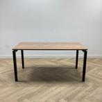 Tweedehands verstelbaar bureau 160x80 cm, Havanna - zwart, Huis en Inrichting, Bureaus, Ophalen of Verzenden, In hoogte verstelbaar