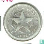 Cuba 20 centavos 1932, Postzegels en Munten, Munten | Amerika, Verzenden, Losse munt, Goud