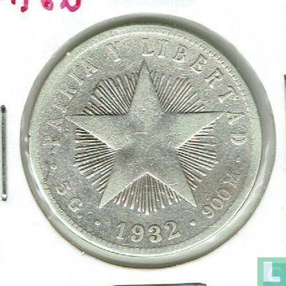 Cuba 20 centavos 1932, Postzegels en Munten, Munten | Amerika, Losse munt, Goud, Zilver, Verzenden