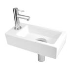 All-in-1 fonteincombinatie Mini Block Links Chroom, Nieuw