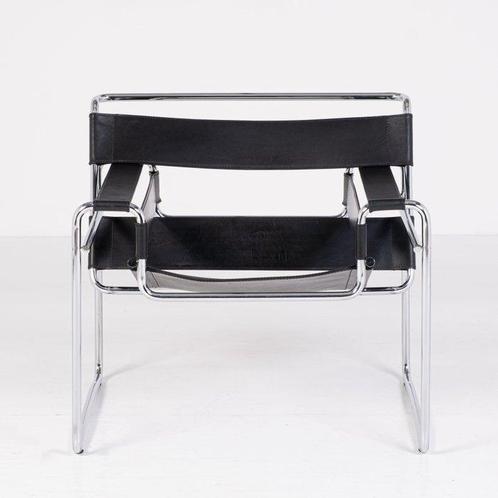Gavina - Marcel Breuer - Stoel - Wassily Stoel - Leder,, Antiek en Kunst, Antiek | Meubels | Stoelen en Banken