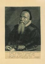Portrait of Jacobus Trigland, Antiek en Kunst, Kunst | Etsen en Gravures