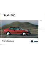 1995 SAAB 900 INSTRUCTIEBOEKJE NEDERLANDS, Auto diversen, Handleidingen en Instructieboekjes