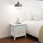 vidaXL Nachtkastjes Franse stijl 2 st hout, Huis en Inrichting, Minder dan 45 cm, Verzenden, Nieuw, Minder dan 55 cm