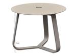 Pula lounge tuintafel 45xH35 cm rond natural sand, Tuin en Terras, Ophalen of Verzenden, Nieuw, Aluminium