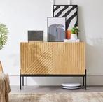 Dressoir met 2 Deuren en 3 Lades –Modern Sideboard 140×40×75, Huis en Inrichting, Verzenden, Nieuw
