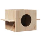 vidaXL Kattenhuis 51x35x30 cm massief grenenhout, Dieren en Toebehoren, Verzenden, Nieuw