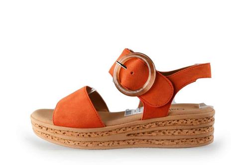 Gabor Sandalen in maat 38 Oranje | 10% extra korting, Kleding | Dames, Schoenen, Overige kleuren, Zo goed als nieuw, Sandalen of Muiltjes