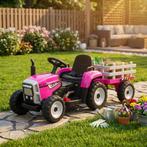 Tractor Kind Roze | 136cm | Premium | OP=OP, Ophalen of Verzenden, Nieuw, Loopvoertuig