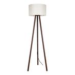 [lux.pro] Staande lamp vloerlamp Keynes E27 walnootkleurig e, Verzenden, Nieuw