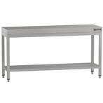 GGM Gastro | RVS werktafel ECO - 2000x600mm - met bodemplaat, Verzenden, Nieuw in verpakking, Meubilair