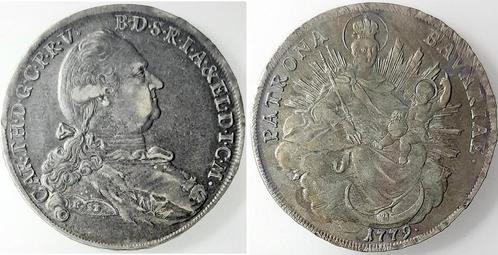 Madonnentaler, daalder 1779 Bayern vz+/ f prfr zilver, Postzegels en Munten, Munten | Europa | Niet-Euromunten, Verzenden