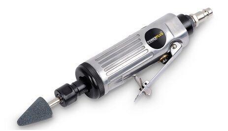 Pneumatische luchtdremel + accessoires Powerplus, Doe-het-zelf en Verbouw, Gereedschap | Slijpmachines, Rechte handslijpmachine