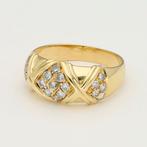 Ring - 18 karaat Geel goud Diamant (Natuurlijk), Sieraden, Tassen en Uiterlijk, Ringen, Nieuw