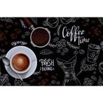 Wandbord - Coffee Time Fresh Beans, Nieuw, Ophalen of Verzenden