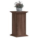 Plantenstandaard 33x33x60 cm bewerkt hout bruin eikenkleurig, Tuin en Terras, Verzenden, Nieuw