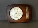 Vintage barometer met thermometer – houten lijst, Duitsland, Antiek en Kunst