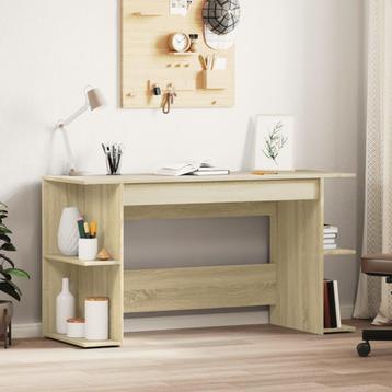 vidaXL Bureau 140x50x75 cm bewerkt hout sonoma eikenkleurig beschikbaar voor biedingen