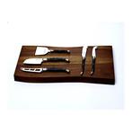 Laguiole - 5x Cheese knives - Wood Serving Board - Acacia, Antiek en Kunst