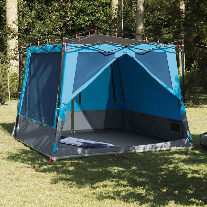 vidaXL Binnentent met dak met opslag Blauw 291 x 291 x 240, Caravans en Kamperen, Tenten, Nieuw, Verzenden