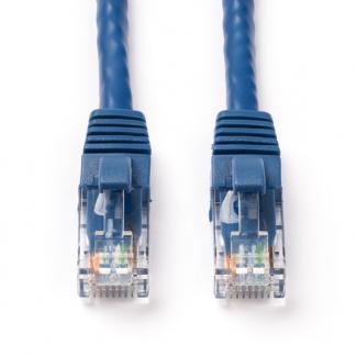 Netwerkkabel | Cat6a U/UTP | 1 meter (Blauw), Computers en Software, Pc- en Netwerkkabels, Nieuw, Verzenden
