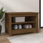 vidaXL Schoenenkast 70x38x45,5 cm massief grenenhout, Verzenden, Nieuw