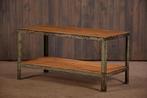 Industriele salontafel | Vintage stoer TV meubel | Stoere t