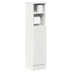 vidaXL Badkamerkast met rolhouder 20,5x22x90 cm wit, Huis en Inrichting, Verzenden, Nieuw