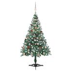 vidaXL Kunstkerstboom met verlichting ballen sneeuw, Diversen, Kerst, Verzenden, Nieuw