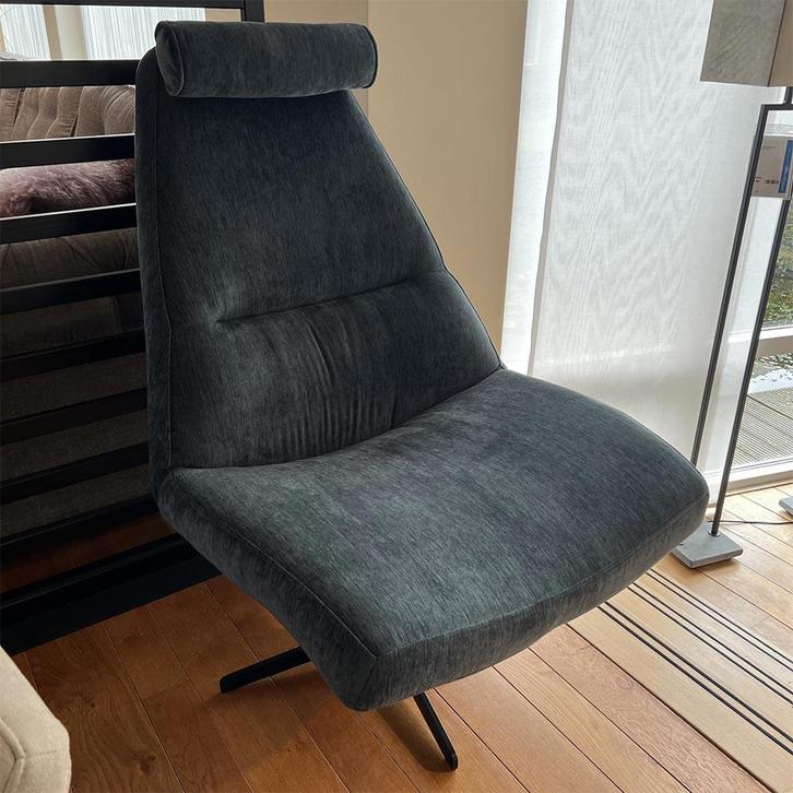 UrbanSofa Fauteuil Lenn in Royal Blue, Huis en Inrichting, Fauteuils, Nieuw, Ophalen of Verzenden