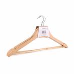 Benson Houten kledinghangers - brede schouders - broeksta..., Huis en Inrichting, Ophalen of Verzenden, Nieuw