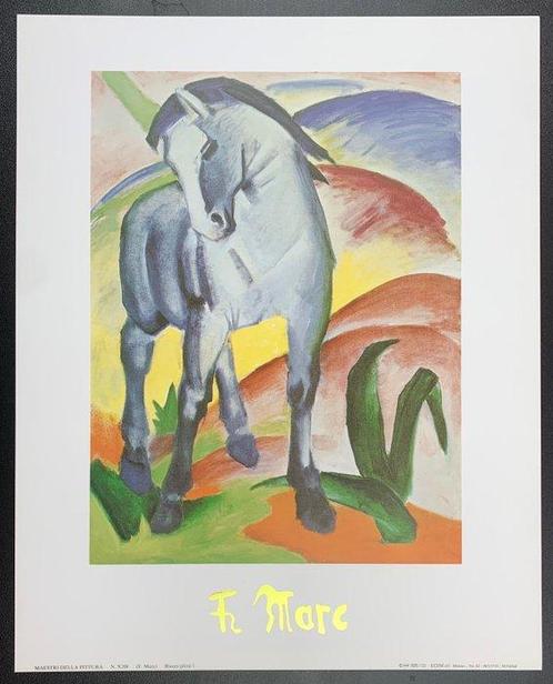 Franz Marc (1880-1916) - Blue Horse I - Blaues Pferd I, 1911, Antiek en Kunst, Curiosa en Brocante
