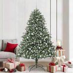 vidaXL Kunstkerstboom met 300 LED Groen 210 cm PVC en, Diversen, Verzenden, Nieuw