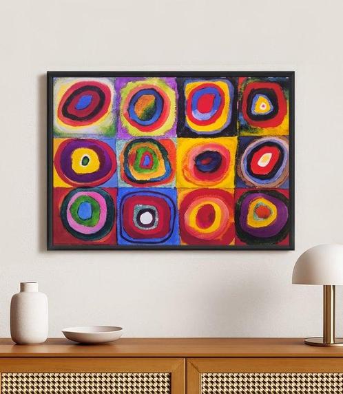 Wassily Kandinsky (1866-1944) (after) - Squares with, Antiek en Kunst, Antiek | Meubels | Stoelen en Banken