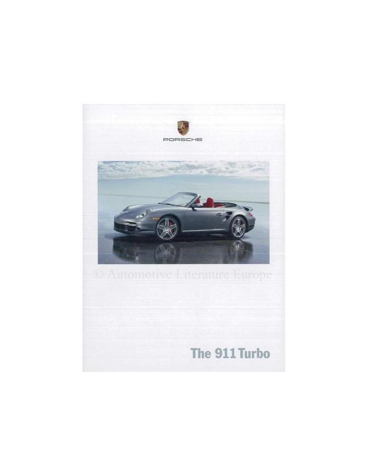 2008 PORSCHE 911 TURBO BROCHURE ENGELS (USA), Boeken, Auto's | Folders en Tijdschriften, Porsche