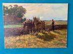 Hollandse School (XX) - Ploegen op het land