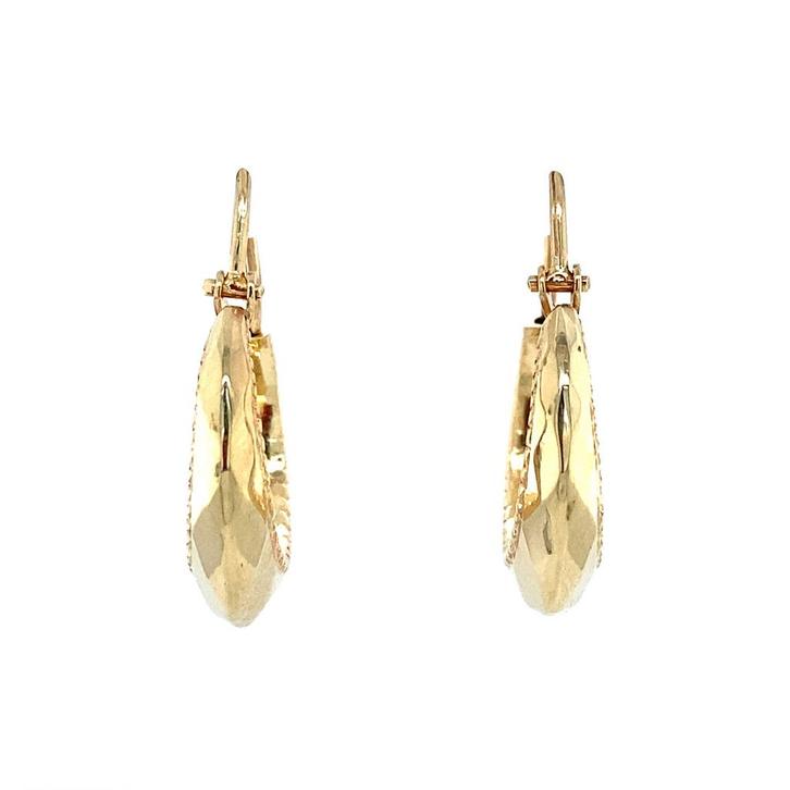 Gouden vissers oorringen 14 krt, Sieraden, Tassen en Uiterlijk, Oorbellen, Nieuw, Ophalen of Verzenden