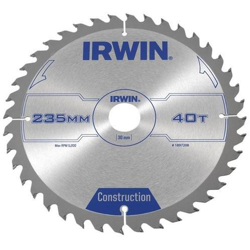 Zaagblad Irwin 235 x 30mm x 40T ATB (Zaagbladen), Doe-het-zelf en Verbouw, Gereedschap | Machine-onderdelen en Toebehoren, Nieuw