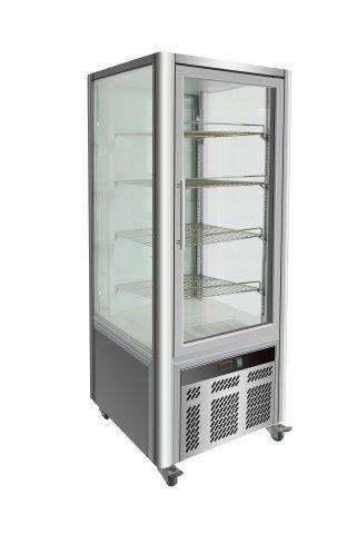 Gekoelde gebaksvitrine 4 x 1/1 GN Roosters - 468 Liter, Zakelijke goederen, Horeca | Keukenapparatuur, Verzenden