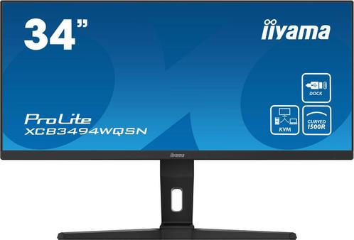 34 Iiyama ProLite XCB3494WQSN-B5 Curved/WQHD/DP/HDMI, Computers en Software, Monitoren, Nieuw, Ophalen of Verzenden