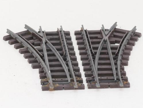 LGB Wisselset R1 1x Links & 1x Rechts ( 12000 & 12100 )...., Hobby en Vrije tijd, Modeltreinen | Overige schalen, Rails, Gebruikt