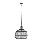 *WOONWINKEL* Must Living Las Salinas Zwarte Rotan Hanglamp 4, Huis en Inrichting, Lampen | Hanglampen, Nieuw, Verzenden