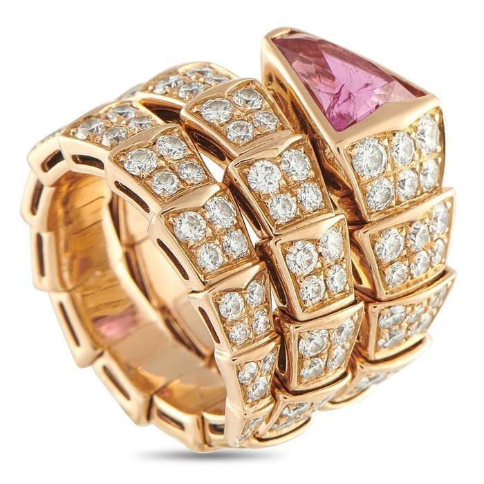 Bvlgari - Ring - 18 karaat BVLGARI Serpenti 18K roségoud, Sieraden, Tassen en Uiterlijk, Ringen